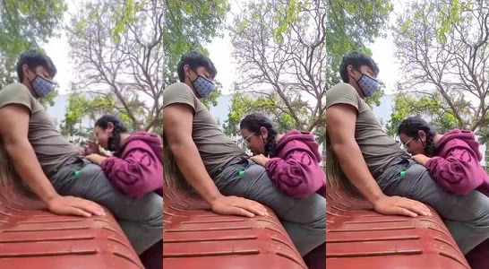 Desi College Girlfriend Sucks Boyfriend's Big Cock in Public Park