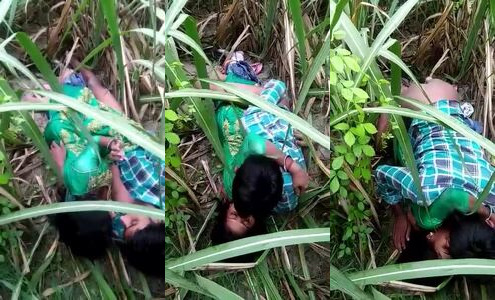 Dehati Girlfriend Ki Khet Mein Chut Chudai In Missionary Pose