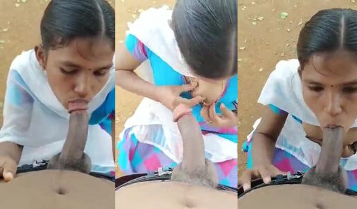 200 Rupees Ke Liye Dehati Village Girl Outdoor Mein Blowjob Karti Hai