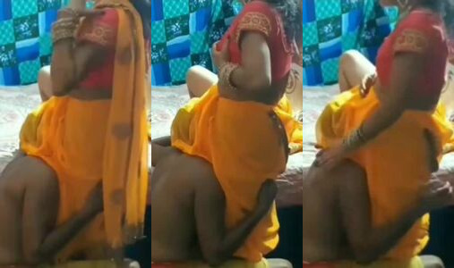 Desi Bhabhi Anjali Saree Uthakar Devar Se Geeli Chut Chatwai
