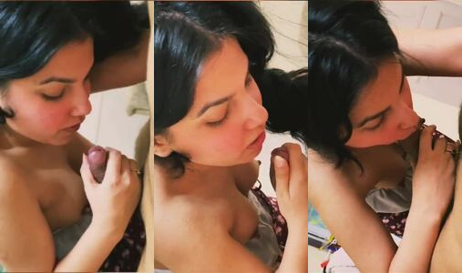 Daddy's Little Princess Sucks His Rock Solid Dick for Pleasure