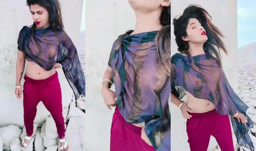 Desi Girl Dancing And Flashing Her Big Juicy Boobs