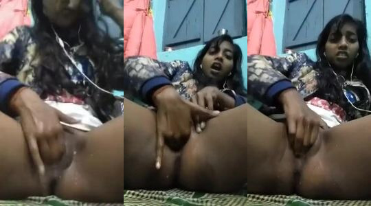 Watch this desi girl hard fingering her wet pussy until she cums