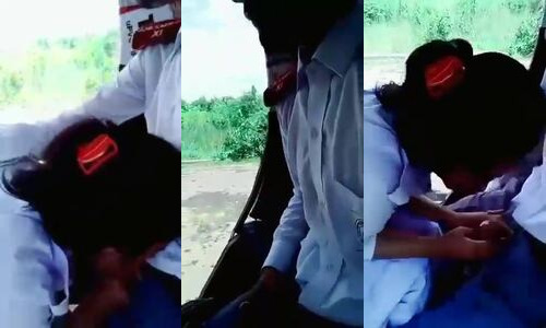 Desi Girl Sucking Big Lund in Moving Car POV Video