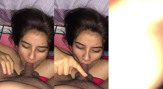 Watch Desi Girlfriend Giving Sloppy Blowjob To Lucky Lover Boy