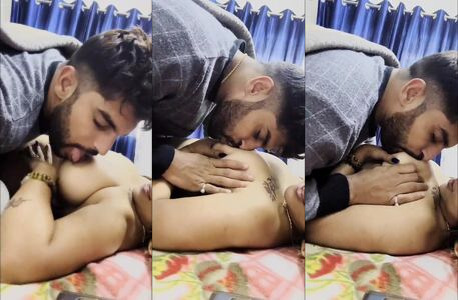 Desi Girlfriend Boobs Squeeze and Suck Video