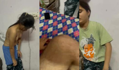 Boyfriend Films His Naked Desi Girlfriend Showing Off Her Tight Pussy And Boobs