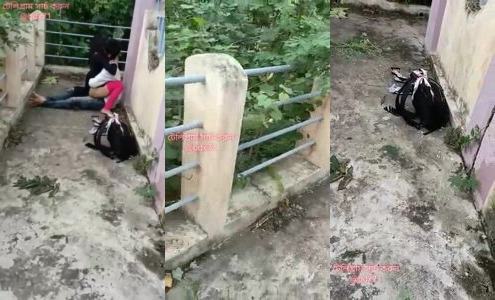 Desi Girlfriend Outdoor Sex Video Getting Fucked Hard