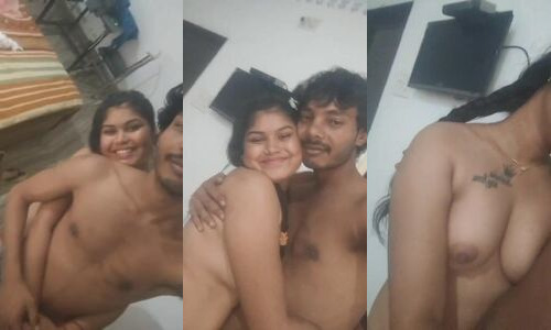 Desi College Girlfriend Nude Selfie Sex Video in Hostel Room