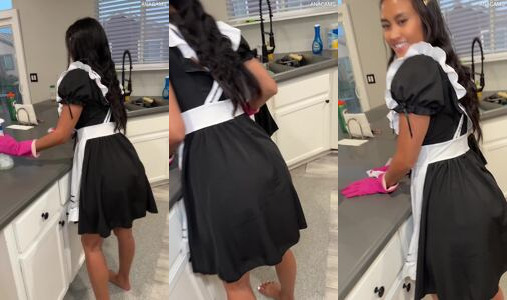 Desi Maid Girl Gets Her Sexy Ass Tapped Hard