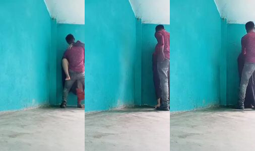 Muslim GF standing fuck taking thick dick in her tight pussy on cam