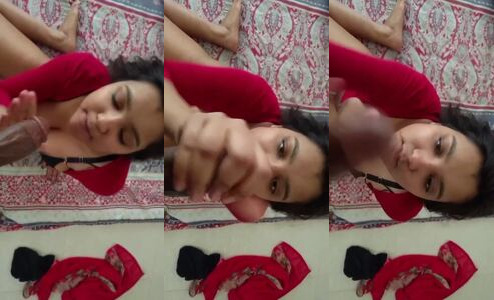 Desi Sister Sucks Bhai's Cock Until He Cums In Her Mouth
