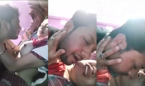 Horny Devar Sucks His Bhabhi's Big Boobs During Missionary Sex Video