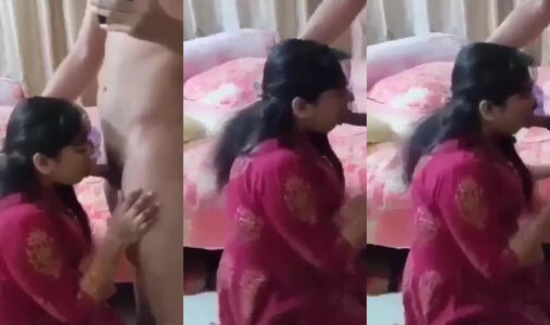 Friend's Horny Wife Gives Secret Blowjob After Sexy Phone Call