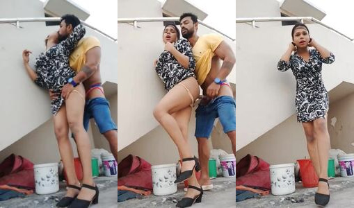  Horny Guwahati Girlfriend Fucked Hard On Open Terrace Sex Video