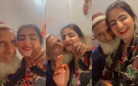 Maulana Kisses His Sexy Halal Daughter In Homemade Hijabi Sex Video