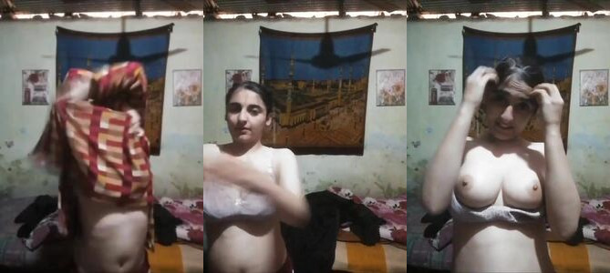 Muslim College Girl Shows Her Big Boobs And Masturbates On Cam