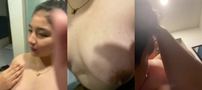 Nepali Girlfriend Big Boobs Pressed Hard By Horny Boyfriend