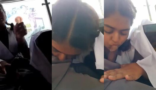 College Girl Punam Gives a Mind-Blowing Blowjob to Her Lover in a Van