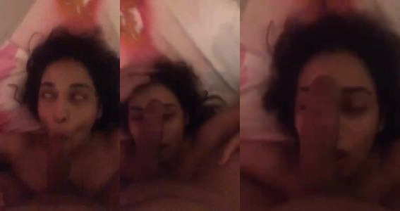 Tamil Girl Sucking and Licking Sweet Balls Before Blowjob