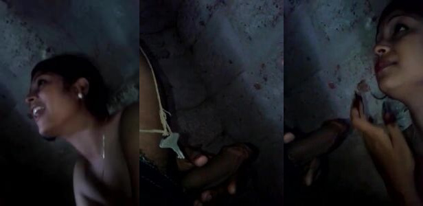 Village Girlfriend Gives Expert Blowjob Like English Porn Star